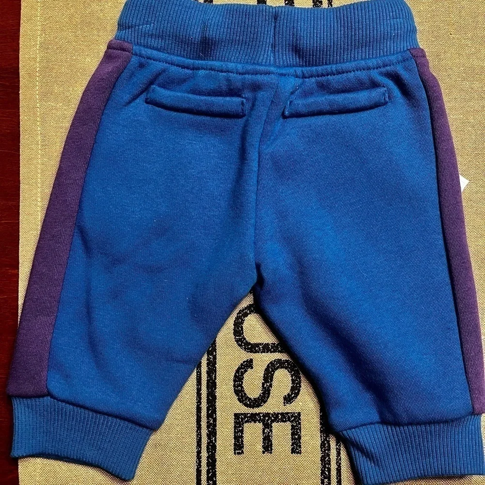 LEGO newborn jogger set in royal blue with purple accents